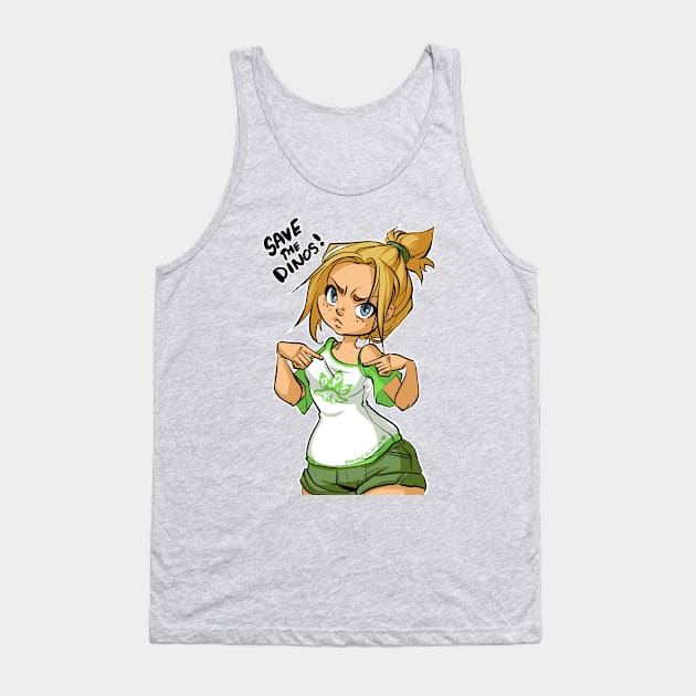 Dinosaur Protection Group Tank Top by Meekobits